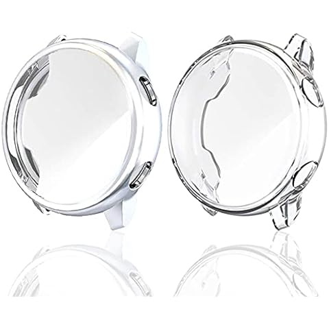 Cerike Samsung Galaxy Watch Active 40mm Protector de Pantalla y Funda Protectora Suave y Completa Cover