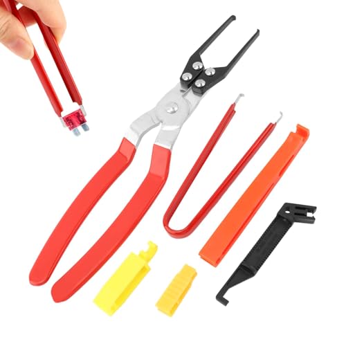 Xiaokeis 6-Pack Relay Puller Pliers, Fuse Puller Pliers, Auto Relay Clamp Pullers Fuse Pullers Tool, for Removing Relays on Vehicles, Vehicles Battery Terminal Remover ?