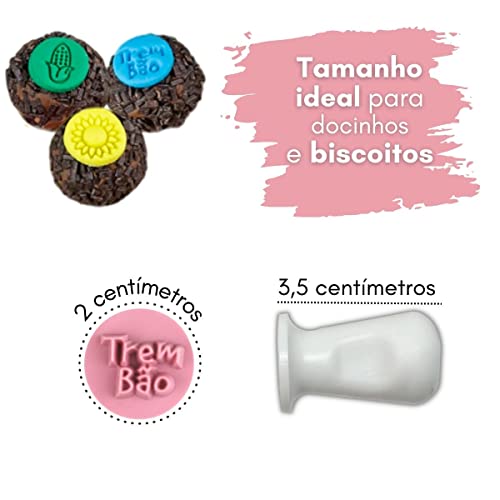 Carimbo Para Doces Brigadeiro Carimbo Festa Junina Carimbo Caipira Festa na Roça 2cm