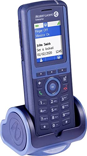 Combiné DECT Alcatel-Lucent Enterprise 8254 bleu pour la mobilité totale dans vos bureaux