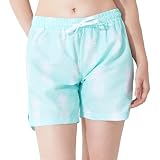 [FELLOW] ハーフパンツ レディース ミドル丈 水着 サーフパンツ ボードショーツ サーフィン 海 水陸両用 トロピカル Mサイズ