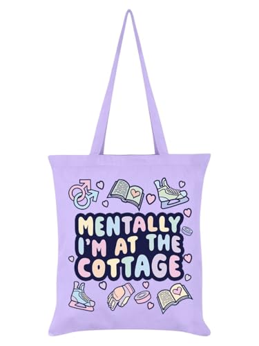 Image of Grindstore Mentally I'm At The Cottage Lilac Tote Bag