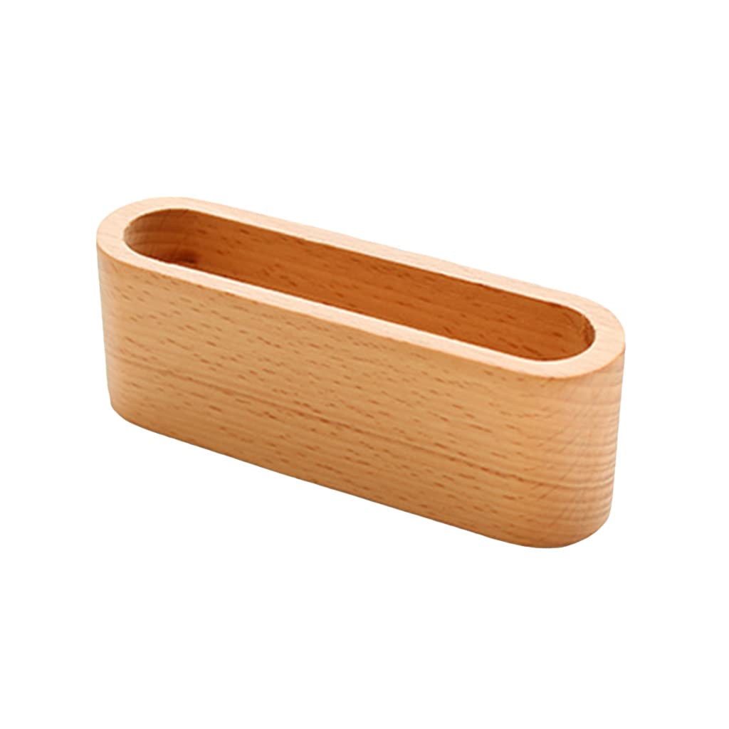 Hzbb No Pattern Card Storage For Case Business Name Card Stand 20 Sheets Capacity Business Organizer Suppli Name Holder For Desk Table Setting Wedding
