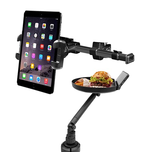 Macally Car Headrest Tablet Mount and a Car Cup Holder Food Tray, The Best Car Accessories!