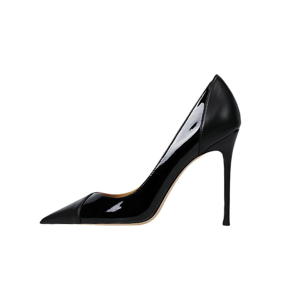 Tacchi Alti da Donna Décolleté Chiuso a Punta Stiletto 4.7Inch Tacchi Elegante Scarpe da Sposa