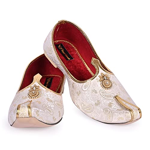 Men's Wedding Juttis/Punjabi Jutti & Sherwani Juti, Pure Traditio...
