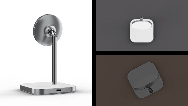 Satechi Suporte de Carga Magnético Sem Fio 2 em 1 de Alumínio