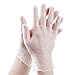 200 Disposable Vinyl Gloves, Non-Sterile, Powder-Free, Smooth Touch, Food Service Grade, Medium Size [2x100 Pack]