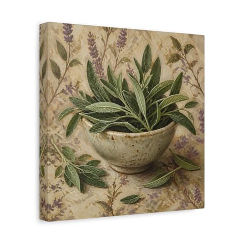 Toile cuisine verte 30x30 cm pour habiller un mur vide et raviver un coin repas trop sombre