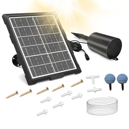 Aérateur de bassin solaire silencieux pour éviter l'eau trouble stagnante