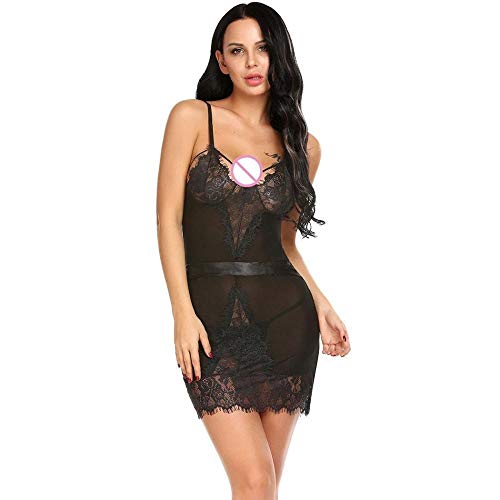 Nuisette dos nu en dentelle : sublimez vos soirées avec notre babydoll sexy