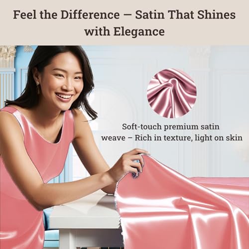 Luxurious 5 Yard Satin Fabric in Blues Pink – Perfect for Bridal Gowns, Fashion Crafts, and Elegant Decorations 6 Luxurious 5 Yard Satin Fabric in Blues Pink – Perfect for Bridal Gowns, Fashion Crafts, and Elegant Decorations - Image 5