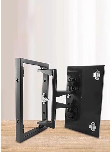 Heavy Duty Concealed Pivot Hinge for Marble & Stone Invisible Doors, Stainless Steel Removable Hidden Hinge Access Panel (40x60x4.5cm/15.8x23.6x1.8)