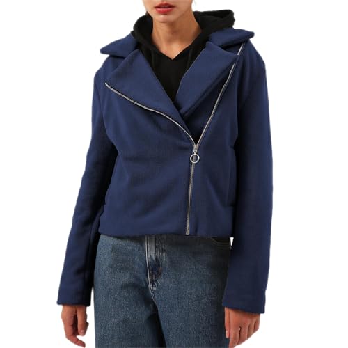Veste de moto en faux sherpa anti-froid pour ne plus sacrifier votre style en hiver