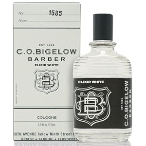 C.O. Bigelow Elixir White Cologne for Men, Spice & Citrus Fragrance, Long Lasting Men’s Cologne, Elixir Perfume for Men, 2.5 Fl Oz