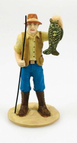 Figurine Pecheur 76 Mm Gateau D Anniversaire Amazon Fr Cuisine Et Maison