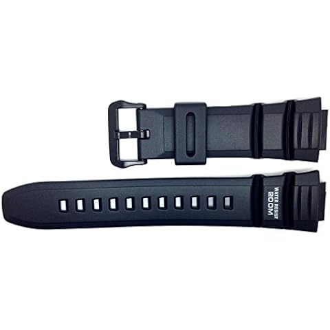 Casio Correa de Reloj Resin Band negro AE-2000W WV-200 Cover