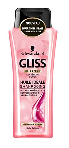 Gliss - Shampoo per capelli normali, olio di rosa