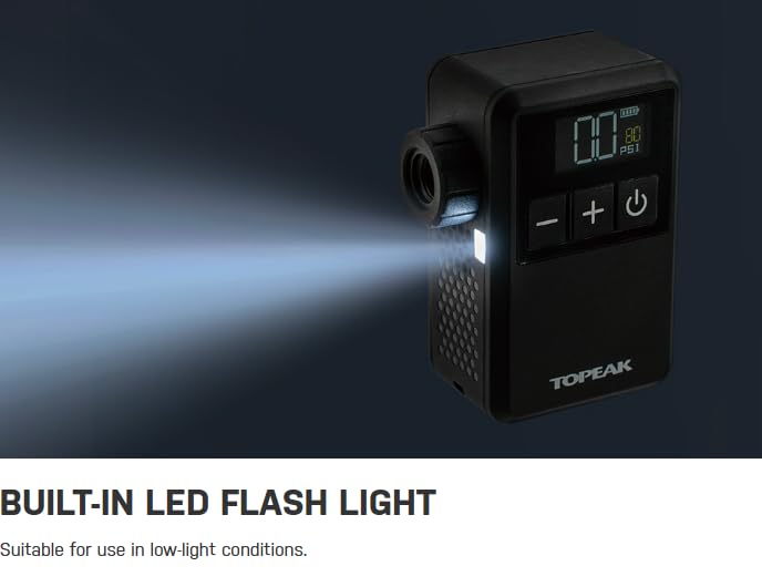 Topeak E-Booster Digital Mini Electric Bike Pump