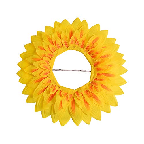 Sonnenblume Kopfbedeckung 3 stücke Lustige Faschings Party kostüm Fancy Zubehör für kinder Erwachsene (42cm (3 Stück)) Cover