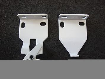 Rollease R3 / R8 Roller Shade Installation Brackets #RB380 1 PAIR White