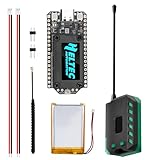 LoRa ESP32 V4 - Scheda di sviluppo con batteria da 3000 mAh, modulo APKLVSR ESP32-S3 LoRa 32 V4 con display OLED, alloggiamento protettivo, chip ESP32-S3 SX-1262, per Meshtastic IoT Arduino LoRaWAN