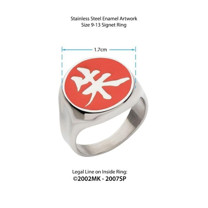 Naruto Akatsuki Itachi Signet Ring - Authentic Masashi Kishimoto Merchandise Collectible Ring3