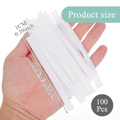 Image of 100PCS Thread Net Spool Saver, Cosmetic Makeup Brush Protective Sewing Embroidery Threads Net Mesh Sewing Thread Cones Nets for Quilting Winding Embroidery Serger Spools White 11.5 * 1cm