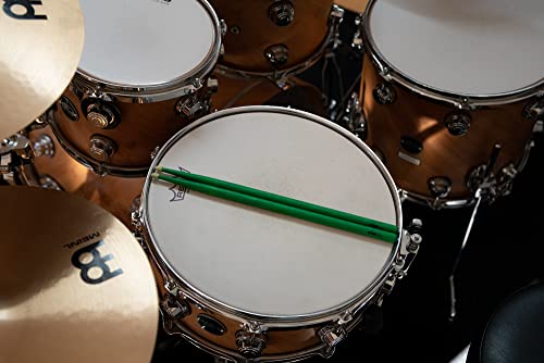 Baquetas de Madera de Hickory Americano, par, tamaño compacto miniatura 4