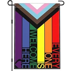 Everyone Is Welcome Here Garden Flag