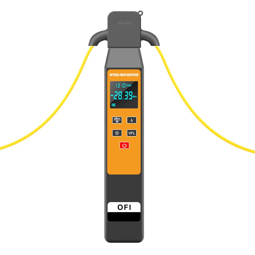 TM501 3 en 1 Optical Fiber Identifier Identificateur de fibre optique 800-1700 nm avec fonctions de Optical Power Meter et VFL pour fibres optiques de 0,25 mm, 0,9 mm, 2,0 mm, 3,0 mm
