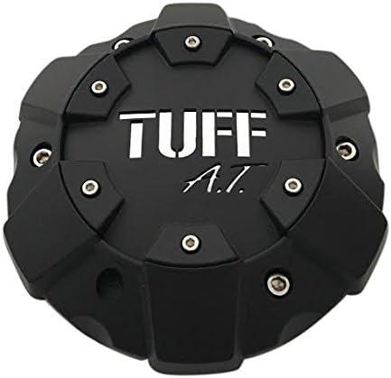TUFF AT Wheels C611901 Black with Chrome Lettering Center Cap