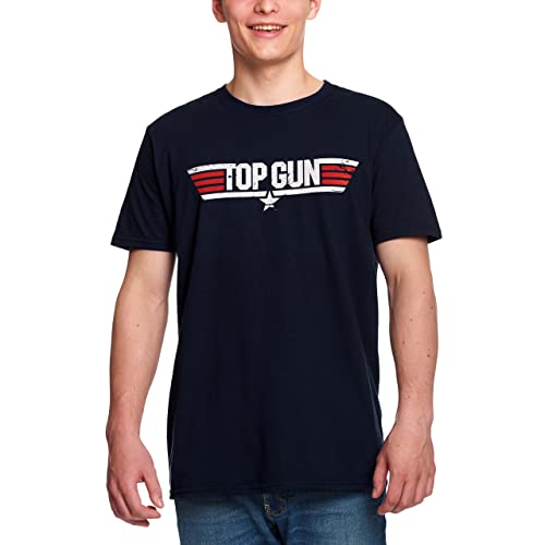 Preisvergleich Produktbild Top Gun Herren T-Shirt Film Logo Baumwolle blau - XL