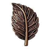 Bouton de placard en forme de feuilles : fabriqué en alliage de zinc, ce bouton de garde-robe est résistant à la corrosion et durable. Il ajoute une touche d'élégance à vos meubles.