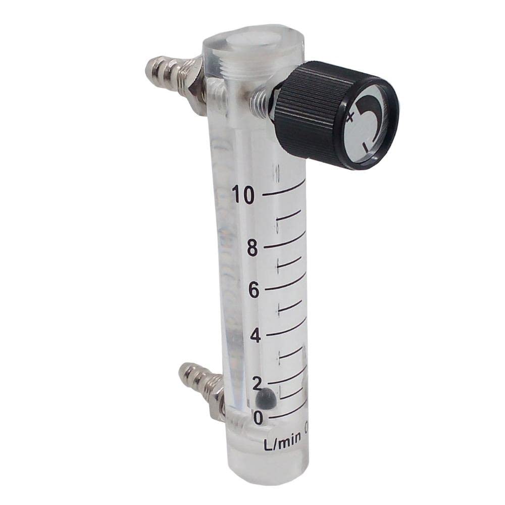 Galaxy 0-10LPM Tube Type Oxygen Flow Meter Flowmeter Regulator With Valve,Measuring and Controlling Air