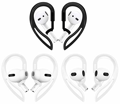 �C���[�t�b�N 3�g AirPods Pro 2nd 1st 3 2 1�ɑΉ� 360�x��] ���������\ ����~�� �X�|�[�c�C���[�t�b�N �E�B���O�`�b�v�z���_�[ AirPods 3 2 1 Pro 2 1-1B2T�ɑΉ�