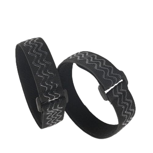 MHADBKH 2 cinghie per stivali al ginocchio da donna antiscivolo in silicone design stivali cintura fissa coscia calze alte reggicalze reggicalze regolabile elastico stivali cinghie, Nero , Taglia