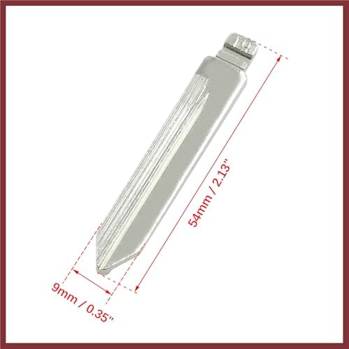 2pcs Metal Car Flip Remote Folding Key Blank Blade Replacement for Ford for Mercury Replace Parts image 5