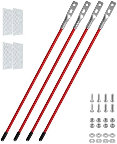 4Pcs 29" Snow Plow Marker Blade Guide - 3/4" Thickened, Fit for B...