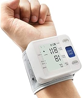 Blood Pressure Monitor - Wrist Accurate Automatic High Blood Pressure Monitors Portable LCD