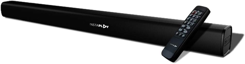 Instaplay INSTA500BT Soundbar with Bluetooth, 80W, Optical-In, USB and Remote Control, perfect Soundbar for TV ( Black)