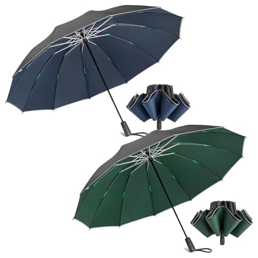 Best double layer inverted umbrella G4Free 54 Inch Large Inverted Umbrella