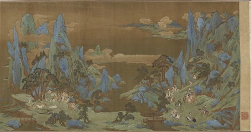 Impression d'affiches d'art chinois de la dynastie Ming en grand format premium