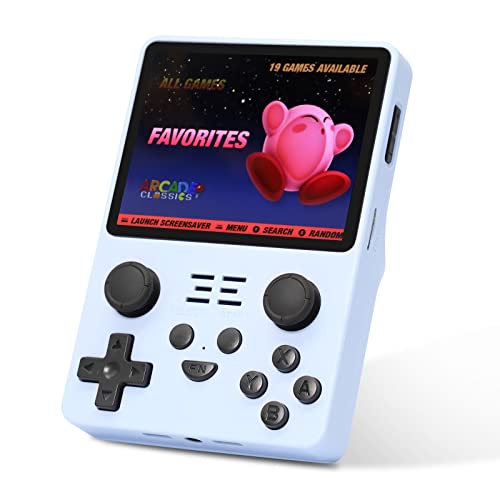 Para RGB20s Retro Handheld Game-Consola - Sistema dual Android 11 y Linux, pantalla IPS de 3,5 pulgadas, tarjeta SD de 128 G, WiFi 2,4 G/5G, Bluetooth 4.2, batería de 3200 mAh, soporta más de 30.000