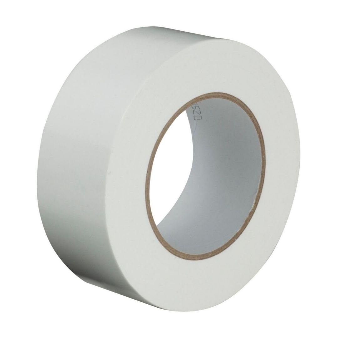 GTSE - Nastro Adesivo da Imballaggio 48 mm x 50 m bianco 24 Rotoli | Fascette in nylon resistenti e autobloccanti - Multiuso, per casa, ufficio, garage e fai da te