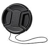 Universal Objektivdeckel, 55 mm, für Nikon Nikon Z Canon Canon RF Sony Olympus Sigma Tokina Objektiv