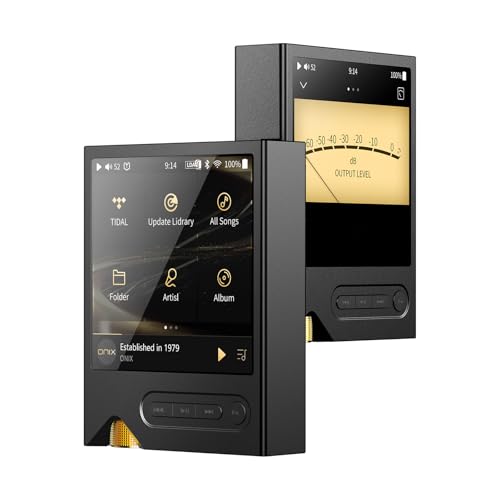 Onix XM2ポータブルHi-Fiオーディオプレーヤー 3インチOLED、CS4308P DAC & ブライトンアーキテクチャ、4.4mmバランス800mW@32Ω、Bluetooth 5.2、2TB拡張可能、8.5Hバッテリー。