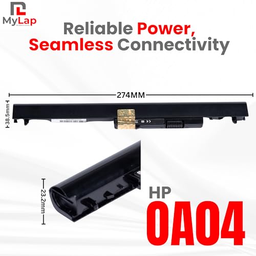 MYLAP OA04 Laptop Battery Compatible for HP Pavilion 14-R004TU 14-R004TX 14-R005LA 14-R005NE 14-R005TU 14-R005TX 14-R006LA 14-R006NF 14-R006TU... - Image 5