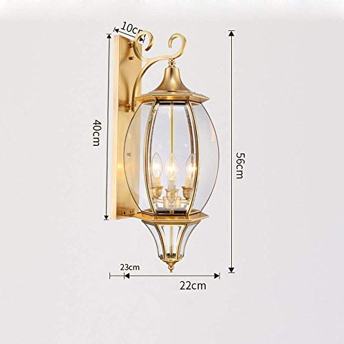 Lampe murale créative étanche pour illuminer une cour de maison