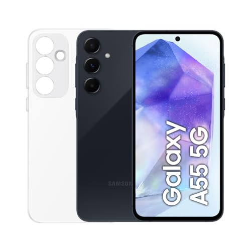 Samsung Galaxy A55 5G Smartphone, Display 6.6" FHD+, 8GB RAM, 128GB Memoria, Batteria 5000mAh, Awesome Navy